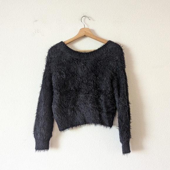 Urban Outfitters Elsa Fuzzy Surplice Sweater - Picture 2 of 8